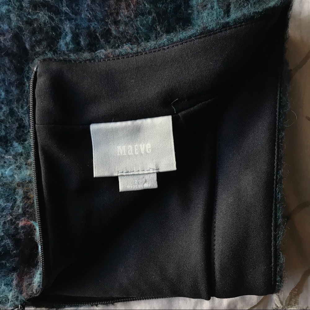 MAEVE fuzzy multi pencil skirt 🦋 - Picture 4 of 4